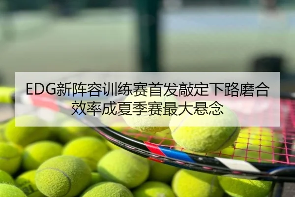 EDG新阵容训练赛首发敲定下路磨合效率成夏季赛最大悬念